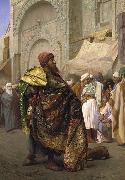 Jean Leon Gerome Carpet Merchant of Cairo oil painting
